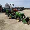 2015 John Deere 1025R Tractor Loader Backhoe 4x4