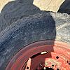 Pair of 29x12.50-15 turf tires on Kubota 6 bolt wheels
