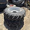 Pair of unused 14.9 28 tires on 10bolt wheels