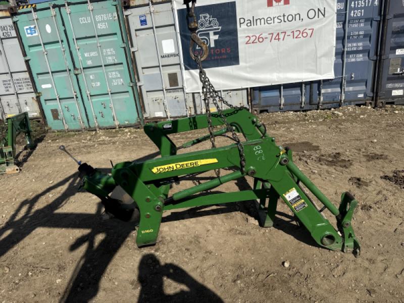 2012 John Deere D160 loader with brackets and valve