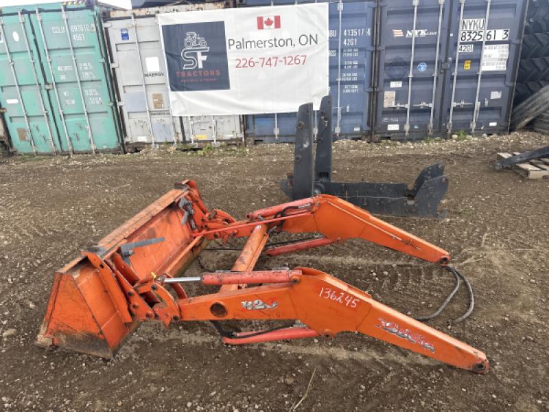 2012 Kubota B26 loader with backhoe frame