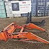 2012 Kubota B26 loader with backhoe frame