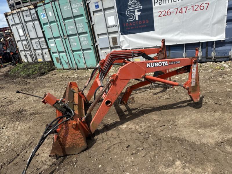 2012 Kubota LB400 loader with brackets bucket and valve