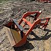 2012 Kubota LA211 loader with bucket brackets and valve