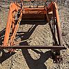 2012 Kubota Bf400g loader with fire damage