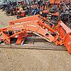 Kubota La1065 loader with bucket brackets and valve