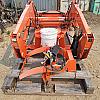 Kubota La1065 loader with bucket brackets and valve