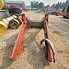 Case IH LX132 loader with bucket and brackets