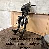 John Deere steering column assembly with motor