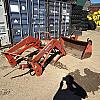 Kubota LA681 loader with bucket and brackets and valve at SF Tractor Parts