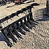 unidentified 72inch skid steer quick tach grapple bucket at SF Tractor Parts – Image 1